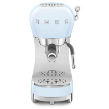 Kavos Aparatas - SMEG ECF02PBEU 15-Bar Rankinis Espresso Aparatas 1.1L Vandens Bakas Mėlynas