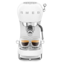 Coffee Machine - SMEG ECF02WHEU 15-Bar Pressure Thermoblock White