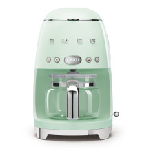 Kavos Aparatas - SMEG DCF02PGEU 10 Puodelių Aromato Pasirinkimo Programuojamas Laikmatis Pastelinė Žalia