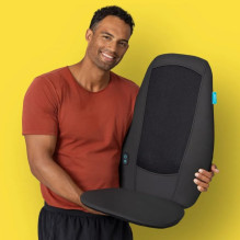 Massager Pad - Ecomed MC-15E Shiatsu with Heat, Automatic Shutoff, 24 W Black Massager Pad - Ecomed MC-15E Shiatsu with Heat, Automatic Shutoff, 24 W Black
