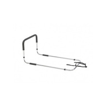 Adjustable Bed Rail - Steel 100kg Load Black / Chrome