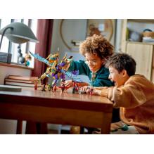 Constructor - LEGO NINJAGO 71836 Ark Dragon 869 Elements 8 Mini Figures 270 mm