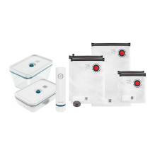 Vakuumavimo Aparatas - ZWILLING 36815-014-0 su 3000 ml Indeliais, 5 Maišeliais, Mėlynas