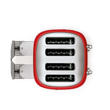 Toaster - Smeg TSF03RDEU 4-slice 6 browning levels 3 programs Red