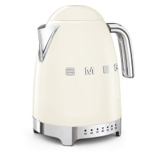 Electric Kettle - SMEG KLF04CREU 1.7L 7 Temperature Settings Keep Warm 360° Swivel Cream