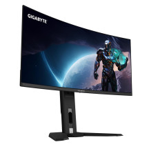 Monitor - GIGABYTE MO34WQC2 34' OLED Curved 3440x1440 240Hz 0.03ms FreeSync Premium Pro DisplayHDR True Black 400 HDMI 2