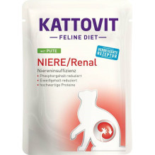 Wet Cat Food - KATTOVIT Feline Diet Kidney / Renal, 12 x 85g