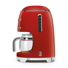 Kavos Aparatas - SMEG DCF02RDEU 10 Puodelių su Aromato Pasirinkikliu, LED Ekranu, Raudonas