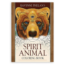 Coloring Book - Ravynne Phelan Spirit Animal 50 Illustrations 96 Pages 150 gsm