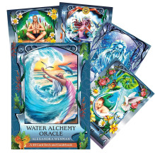 Oracle Cards - Water Alchemy Oracle 40 Cards 144 Pages Guide 12.7x17.1x3.8 cm
