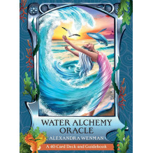 Oracle Cards - Water Alchemy Oracle 40 Cards 144 Pages Guide 12.7x17.1x3.8 cm