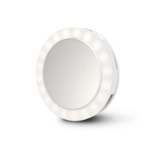 Makiažo Veidrodis - Ecomed 23603 Stovintis Apvalus 9cm 3x Didinimo LED