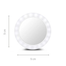 Makeup Mirror - Ecomed 23603 Standing Round 9cm 3x Magnification LED Makeup Mirror - Ecomed 23603 Standing Round 9cm 3x Magnification LED