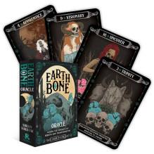 Card Set - Earth and Bone Oracle 42 Cards with Instruction Booklet 9x12.8x3.2 cm