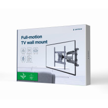 TV Mount - Gembird WM-75ST-01 32'-75' 45.5kg Tilt -5° to 8° Swivel 50° Black TV Mount - Gembird WM-75ST-01 32'-75' 45.5kg Tilt -5° to 8° Swivel 50° Black