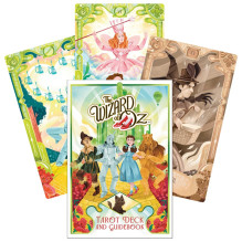 Tarot Kortų Rinkinys - Wizard of Oz 78 Kortų Instrukcijų Knyga Dekoratyvi Dėžutė
