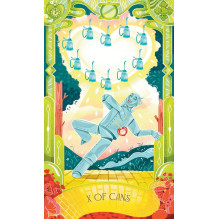 Tarot Kortų Rinkinys - Wizard of Oz 78 Kortų Instrukcijų Knyga Dekoratyvi Dėžutė