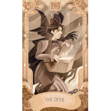 Tarot Kortų Rinkinys - Wizard of Oz 78 Kortų Instrukcijų Knyga Dekoratyvi Dėžutė