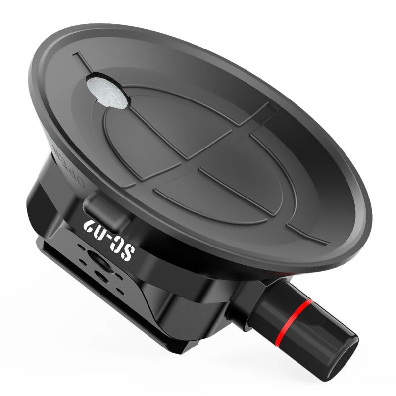 Camera Mount - Ulanzi SC-02 Vacuum Suction Cup 3kg Load Capacity With Two 360° Heads