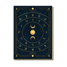 Portable Notebook - Lo Scarabeo Astral Journal 160 Lined Pages 15 x 21 cm 380 g