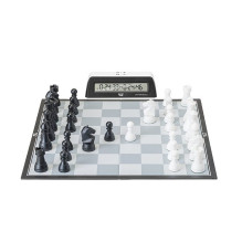Chess Set - DGT1002 Bonus Timer Modern Staunton Accessories 70mm King 345mm Board