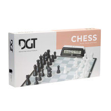 Chess Set - DGT1002 Bonus Timer Modern Staunton Accessories 70mm King 345mm Board