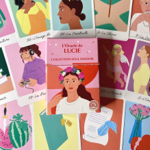 Oracle Cards - L'Oracle de Lucie Cards 55 Cards Compact Format 9.2 x 6.6 cm Made in France