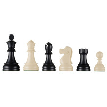 Chess Piece Set - DGT Plastic Chess Pieces 86 mm, 32 Pieces, Netherlands