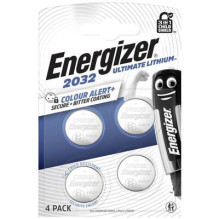 Baterija - Energizer Ultimate Lithium CR2032 3V 16g 4 Pakas