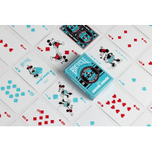 Playing Cards - Disney Classic Minnie Mouse 52 Cards and 2 Jokers, Plastic Coated, Light Blue