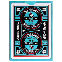Playing Cards - Disney Classic Minnie Mouse 52 Cards and 2 Jokers, Plastic Coated, Light Blue