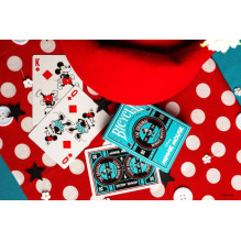Playing Cards - Disney Classic Minnie Mouse 52 Cards and 2 Jokers, Plastic Coated, Light Blue