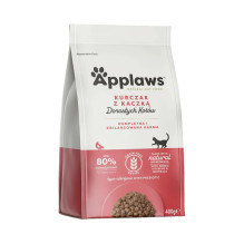 Cat Food - APPLAWS Adult Chicken with Duck 400g Gluten Free Grain Free