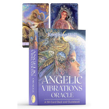 Orakulo Kortų Rinkinys - Angelic Vibrations Oracle 50 Kortų Kaladė ir Instrukcijų Knyga