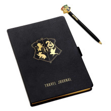 Portable Notebook - Harry Potter Hogwarts Travel Diary 184 Pages with Pen