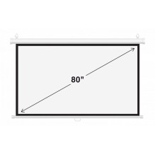 Projector Screen - Camrock Matte W 80' 16:9 Manual Tilt 160° Viewing Angle