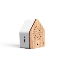 Zwitscherbox Satellite Wind Chimes sound box - nesting box (Oak wood color)
