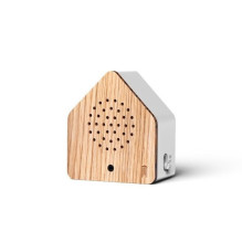 Zwitscherbox Satellite Wind Chimes sound box - nesting box (Oak wood color)