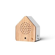 Zwitscherbox Satellite Red Cardinal sounding box - nesting box (Wood color)
