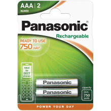 Baterija - Panasonic P03 R2U AAA 750mAh Įkraunamos 2vnt