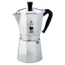 Kavos Aparatas - Bialetti Moka Express 0.55 L 9 Puodeliai Aliuminis Juodas Sidabrinis