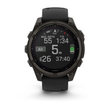 Išmanusis Laikrodis - Garmin Fenix 8 1.3" Jutiklinis Ekranas GPS 260x260 Titano, Juoda