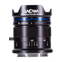 Fotoaparato Objektyvas - Laowa 14mm f / 4.0 FF RL Zero-D 114° Matymo Kampas 228g