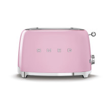 Toaster - Smeg 4x4 6 Brown Levels, 4 Holes, Pink