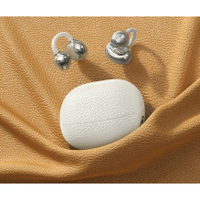 Belaidės Ausinės - Hoco EA5 DUKE III Atviros Ausinės Bluetooth 5.4 6h Pokalbio Laikas Balta