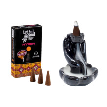 Perfume Incense Cone - Hari Darshan Mirra Backflow 10 Cones 40 Min. Burning Time