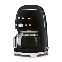 Coffee Machine - SMEG DCF02BLEU 10 Cups Digital Display Programmable Black