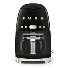 Kavos Aparatas - SMEG DCF02BLEU 10 Puodelių Skaitmeninis Ekranas Programuojamas Juodas