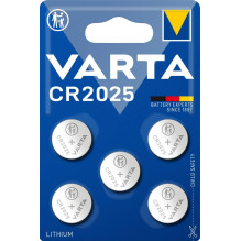 Baterija - Varta CR2025 Ličio Monetų Baterija 3V 20x2.5mm 5 Vnt.