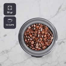 Coffee Grinder - Black+Decker BXCG152E Stainless Steel Blades 50g Capacity Coffee Grinder - Black+Decker BXCG152E Stainless Steel Blades 50g Capacity
